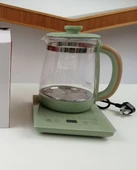 1.8L Borosilikat Cam Elektrikli Su Isıtıcısı - Demlikli - 1