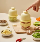 Elektrikli Gıda Doğrayıcı - Sarı - 350ML - 1