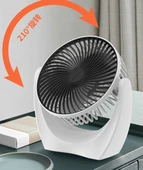 U Şekilli Taşınabilir Masaüstü Vantilatör - Siyah/Şarjlı thumbnail 2