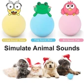 Sesli Ve Akıllı Kedi Oyuncak Topu - 50 Mm, Hayvan Sesli, Eğlenceli Kedi Oyuncağı - 4