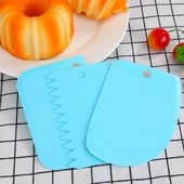 Pasta Hamur Şekillendirici Spatula Kesici Kazıyıcı Dekoratör Set - 7
