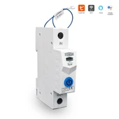 Tomzn Akıllı Voltaj ve Akım Koruma Rölesi, Sıcaklık Korumalı WiFi SmartLife Tuya 63A - Tek Kutup - 1