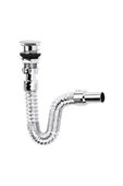 POLİSU PASLANMAZ POP-UP LAVABO SİFONU KROM - 1