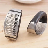 Yeni Sarımsak Ezici Paslanmaz Çelik Garlic Press - 2