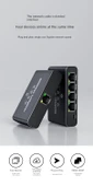 Gigabit Ethernet Ağ Ayırıcı - 1'den 2 Porta + DC Güç - 6