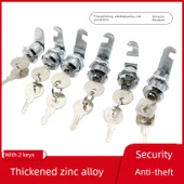 Kilit - Tek Açık Merkez 16mm Silindir [2 Anahtar] - 3