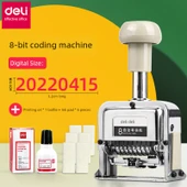 Otomatik Numaralandırma Makinesi 7508 + 1 Siyah Mürekkep + 6 Sünger Ped - 1