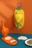 Havuç Tasarımlı Şık  Pratik  Börek Mantı Hamuru Presleme  Börek Yapma Kalıbı - 7
