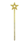 Altın Renk Yıldız Peri Asası Peri Değneği 34 Cm 1 Adet - 4