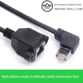 Cat5e RJ45 Ağ Uzatma Kablosu - 1m RJ45 Sağ Bükümlü - 3