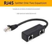RJ45 Ethernet Splitter Adaptörü - 1'den 2'ye Entegre - 1