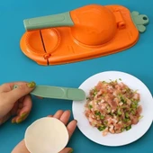 Havuç Tasarımlı Şık  Pratik  Börek Mantı Hamuru Presleme  Börek Yapma Kalıbı - 1