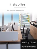 Ses Geçirmez Ofis Masa Bölme Paneli - 12mm Kalınlıkta Kiraz Ağacı 50x30 - 6