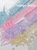 Şeker Renkli Opal DIY Bileklik Boncukları - Sarı - 10g - Model 1 - 2