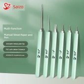 Standart ve Mavi Elektrikli Kağıt Kıvırma Kalemi Seti ve Pil thumbnail 2