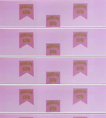 Pembe Üzeri Altın Hoşgeldin Kızım Flama Süs - 1