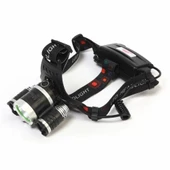 Br-5000 T6 5000 Lm 3xcree Xml-t6+2r5 Led Kafa Feneri - 1