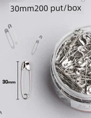 Metal Çengelli İğne - [Tavsiye Edilen] Karışık Paket (26+36+56mm) - 2 Varil - Toplam 360 Adet - 10