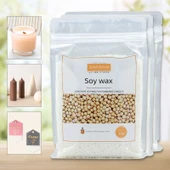 DIY Aromaterapi Mum Yapımı - Şekillendirme Soya Waxı 1000g + Beyaz Balmumu 1000g - 2