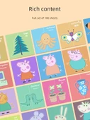 Çocuk Pony Polly Kağıt Kesme Seti - 108 Yaprak ve Makaslı - 3