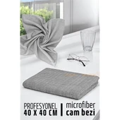 ModaCar Çift Yüzeyli Profesyonel Microfiber Cam Bezi - Yüksek Kalite Temizlik Bezi  40 x 40 cm - 1