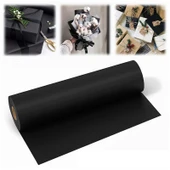 Siyah Rulo Kağıt Tüp Ambalaj Kağıdı - 60x3000cm - 1