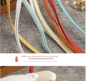 8mm Açık Yeşil Yaprak Desenli Şerit Biye - 5 Metre thumbnail 10