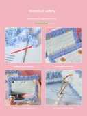DIY El Yapımı Örgü Çanta Puzzle Oyuncak - Siyah Zincirli - 4