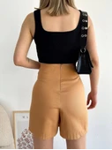 Dört çıtçıtlı Gabardin şort etek s249001 - 3
