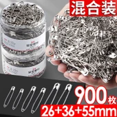Metal Çengelli İğne Karışık Paket 26mm+36mm+55mm/5 Kutu/900 Adet - 2