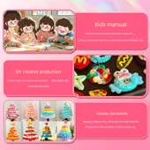 DIY Bükülebilir Çubuk El Sanatları Seti - Deluxe Tam Set Pembe Çanta, 843 Parça (30 Renk/600 Adet) - 6