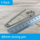 Büyük Boy Sabitleme Broş İğnesi - 89mm Güçlü İğne/5 Adet - 1