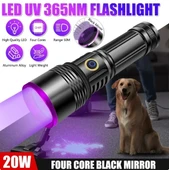 F-365 Uv 20w Şarjlı 26650 Pilli Profesyonel El Feneri - 1