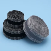 Kendinden Yapışkanlı Pantolon Paça Bandı - Güçlendirilmiş Siyah 11 m + Gri 11 m thumbnail 10