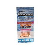 Kurt Çapari 10 Numara 7 Kırmızı İğneli Turuncu Simli 0.25 Beden 0.15 Kısa Köstek thumbnail 2