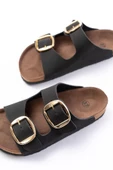 Siyah Günlük Birkenstock Kadın Terlik thumbnail 4