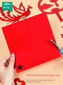 Yeni Yıl Kağıt Kesme Pencere Süsü - Pencere Deseni + 12 Burç / 2 Kutu 96 Adet + Makas + Yapıştırıcı - 5