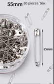 Büyük Boy U Şekilli Giysi Mağazası Çengelli İğne - 36mm (5 Kutu 600 Adet) - 11