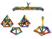 Magnastix 111 Parça Manyetik Lego Seti - 3