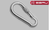 Vidalı Karabina, Kanca, Çengel 11mm - 10 Adet - 1
