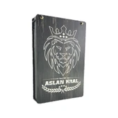 Galatasaray Orijinal Lisanslı Çift Yön Baskılı Şal Kaşkol Atkı Hediyelik Ahşap Kutulu - 7