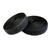 Şemsiye Tamir Velcro Cırt Cırt Şerit - Siyah Naylon - 2 Metre - 6