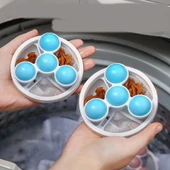 2li Çamaşır Makinesi İçin Peçete -toz- Evcil Tüyü Toplayıcı Yıkanabilir Tüy Toplayıcı File Aparat - 1
