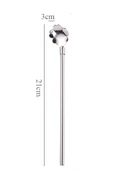 Paslanmaz Metal 2 Li Kaşıklı Pipet Fırça Seti - 3