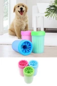Pati Ayak Yıkama Kovası Silikon Jel Fırçalı Kedi Köpek  (küçük) - 1