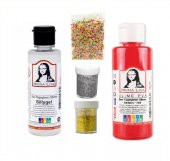 Slime Seti Kırmızı Renk 70 ML Renkli Slaym Südor Sılaym Seti 70 ML Slime Borax - 1