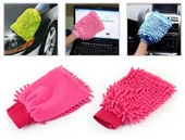 Mikrofiber Temizlik Eldiveni - Araç Yıkama Eldiveni Oto Yıkama Temizleme Cila Eldiveni - 1