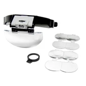 Lens Takmalı 5 Lenslı , Led Lambalı Şapka Tip Büyüteç thumbnail 3