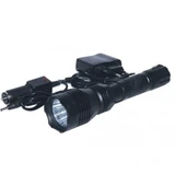 Alüminyum Şarjlı Zoom'lu El Feneri F6055 - 1
