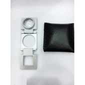 20 Mm Büyüteç Lup Dokumacı Büyüteci Full Çelik Katlanabilir Th9007a thumbnail 7